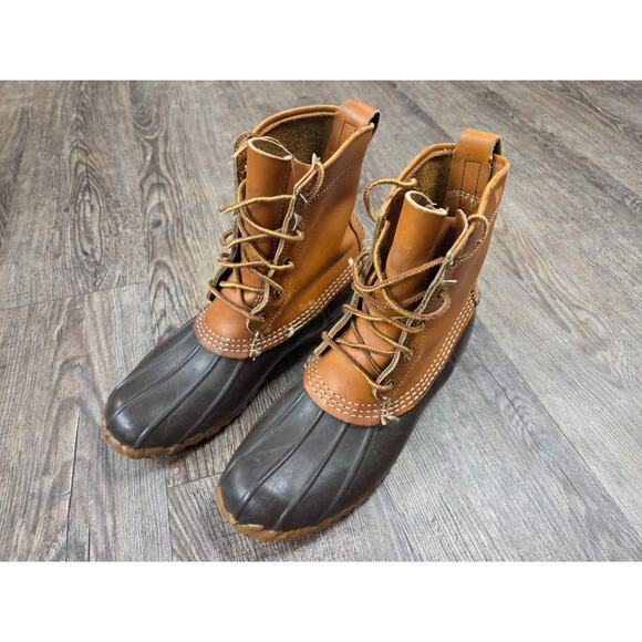 L.L. Bean Men's Made in USA Vintage Maine Hunting Shoe Waterproof Boots Size 7 - Picture 2 of 11